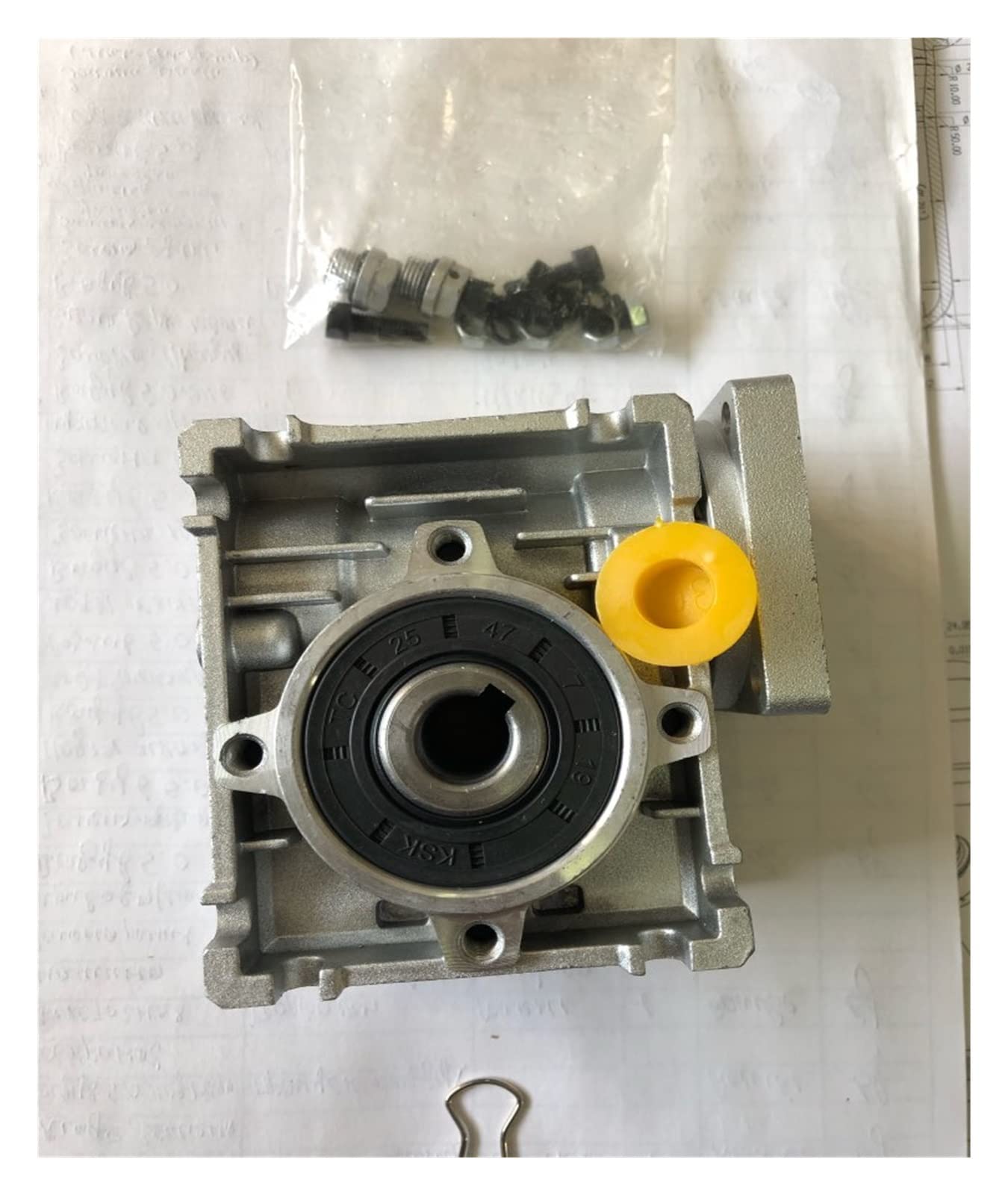 5: 1-80: 1 Riduttore a Vite Senza fine NMRV030 Albero di Ingresso da 11 mm RV030 Riduttore di velocità del Cambio a Vite Senza fine for Motore NEMA 23 (Size : Ratio 15 to 1)