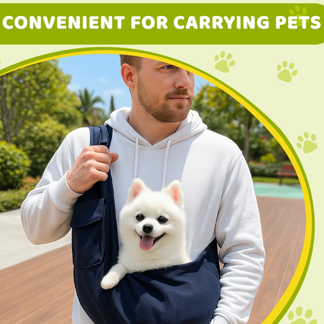 Borsa da Viaggio per Cani, Regolabile Borsa Animali Domestici, Trasportino da Passeggio, Borsas Porta Cane, per Viaggio Passeggiata