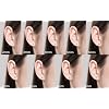 NEWITIN 9 Pairs Gold Ball Stud Earrings for Women Hypoallergenic Earring 18K Gold Plated Ball Earrings Set 2-10 MM Small Studs for Women Men