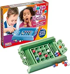 Jogo da Velha Infantil com Bolinhas Educativo Criatividade Desenvolvimento Emoção, Suspense e Diversão em Família 48 Peças Coloridas