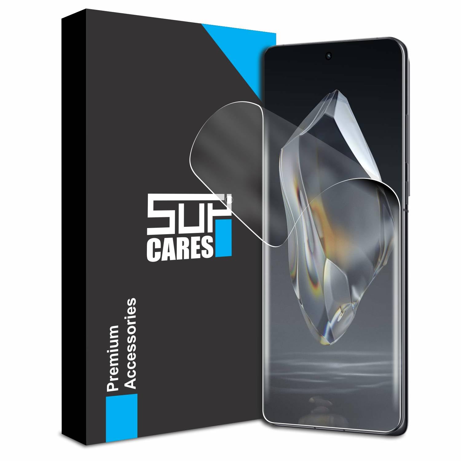 SupCares TPU Anti Glare Matte Unbreakable Membrane Screen Protector for OnePlus 12R and Honor X9b (6.78 Inch) With Easy Self Installation Kit | Fingerprint Working | Edge to Edge Coverage-picture-10