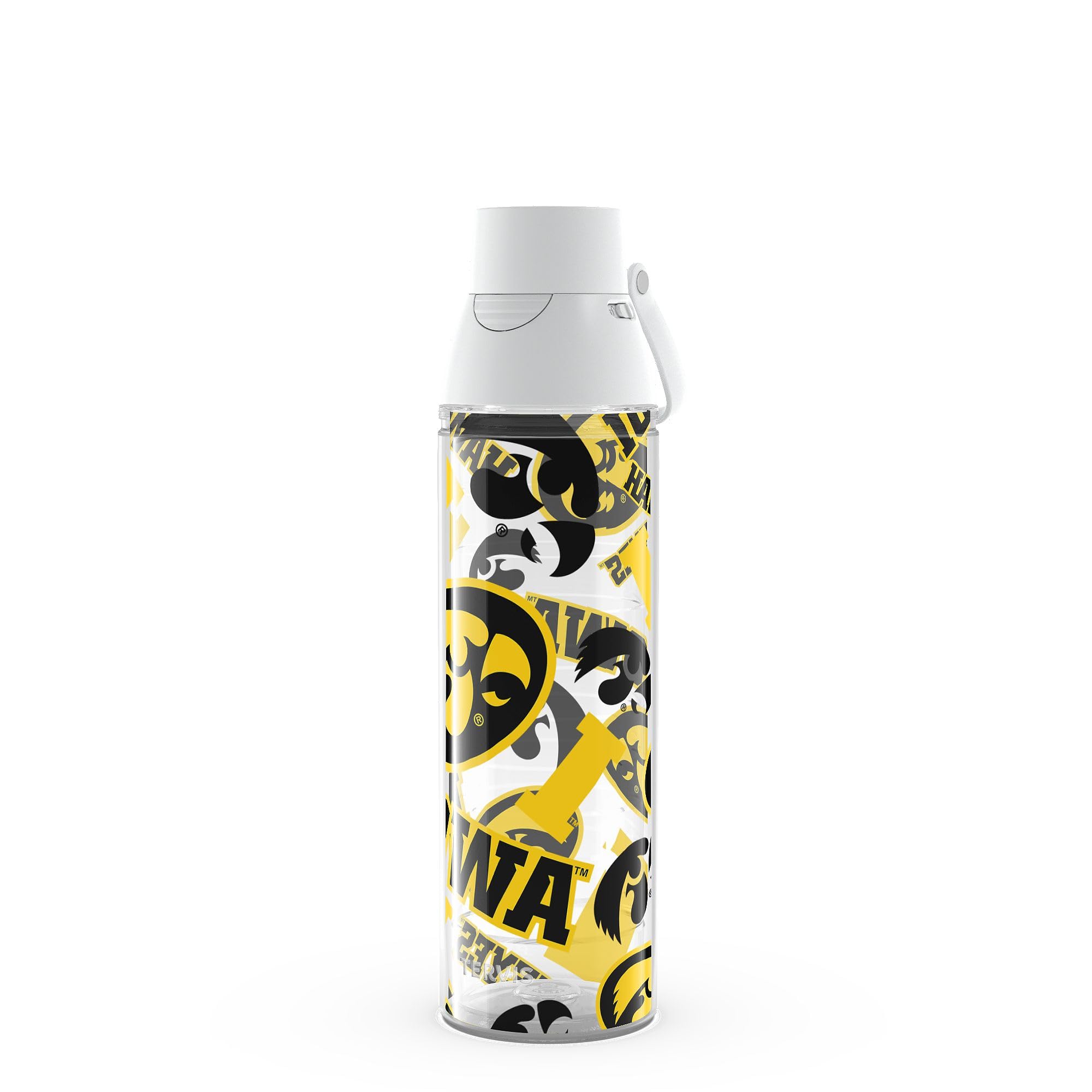 Tervis Venture Lite Iowa Hawkeyes - All Over Made in USA Double Walled Insulated Tumbler Travel Cup Keeps Drinks Cold & Hot, 24oz Water Bottle,