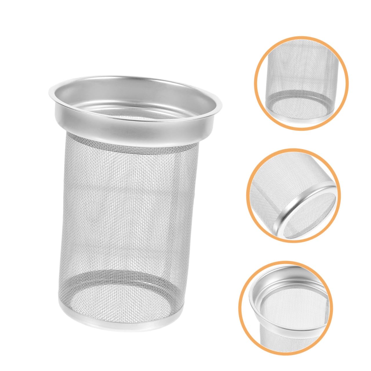 Infuseur à Thé En Acier Inoxydable 7,4x6,7 Cm Passoire Filtre Métal Maille Fine Pour Thé En Vrac Usage Domestique Infusion Et Tisane