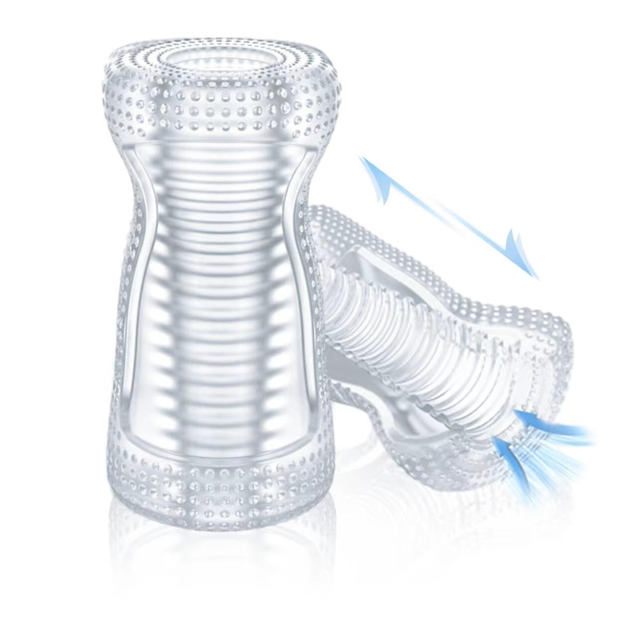 Masturbador Masculino Juguetes Sexuales para Hombres, Juguete Sexual Adulto Coño de Bolsillo, Funda de Masturbación Masculina TPE, Entrenamiento del Pene para Hombres, Túnel en Espiral con Textura Realista 3D Juguete y Juego Sexual para Parejas