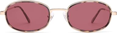 Retro Oval Sunglasses for Women Men Trendy Large Round Y2k Sunnies AP3681