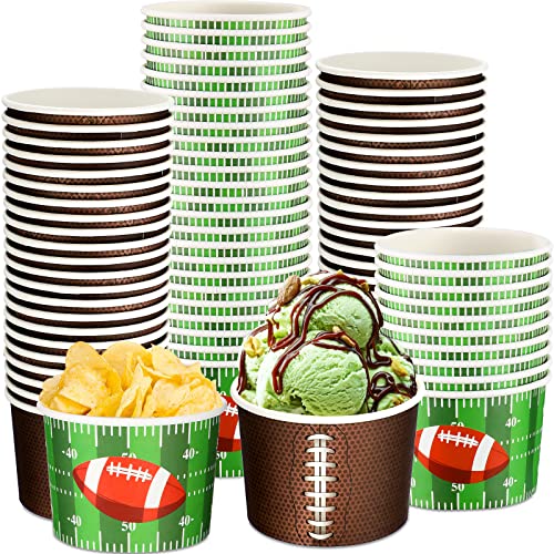 Mimorou 80 Pcs Football Party Supplies Snack Bowl...