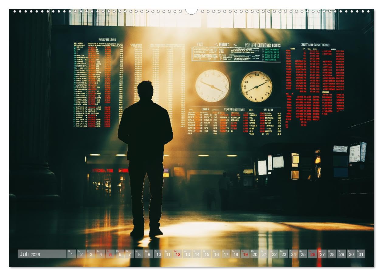 Börsenkalender – der Kalender für Aktien, Trader und Börsenprofis. (hochwertiger Premium Wandkalender 2026 DIN A2 quer), Kunstdruck in Hochglanz: ... inspirieren jeden Monat. (CALVENDO Hobbys)