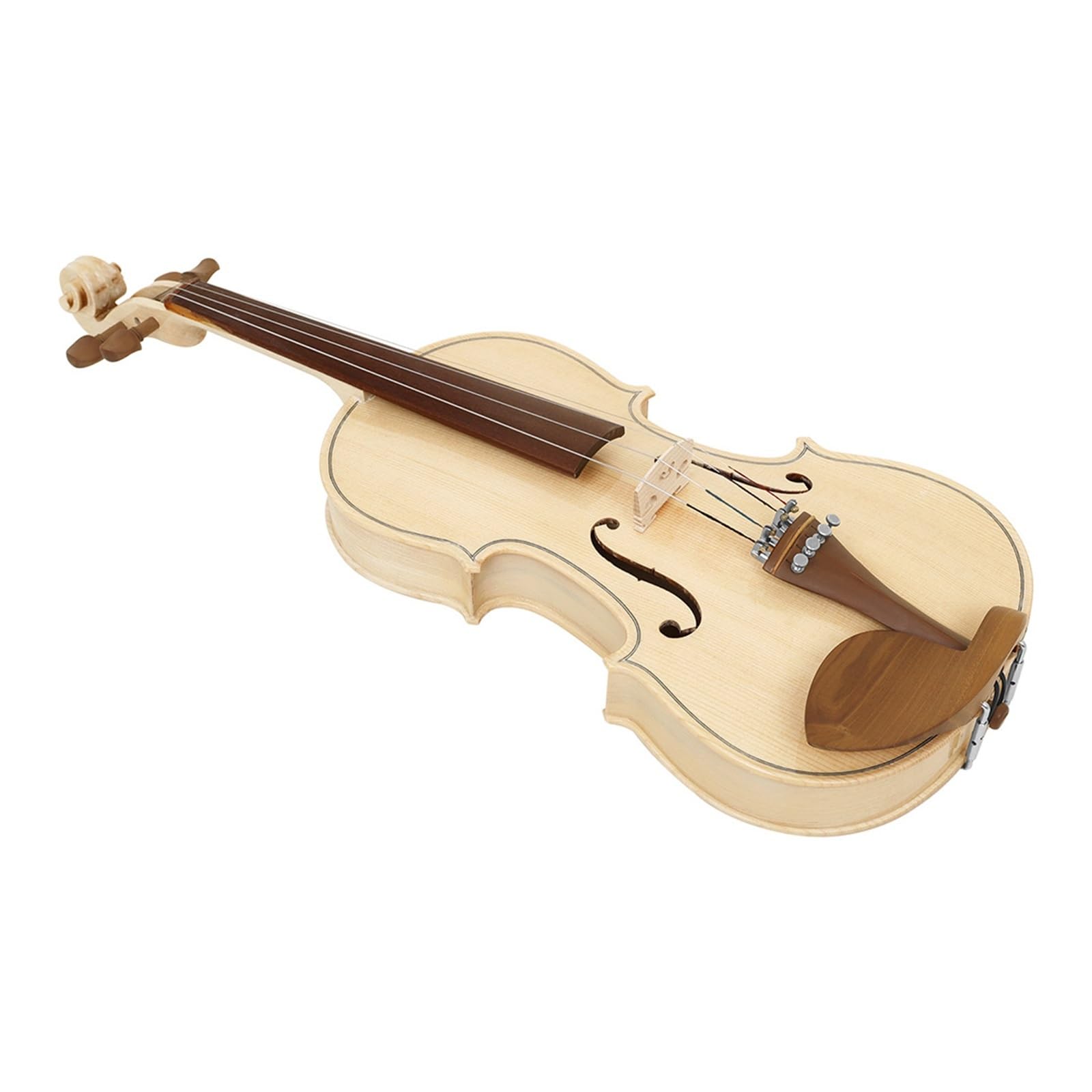 Violino Popolare 4/4 Violino In Legno Massello Di Abete Rosso Brillante Principiante Adulto Che Suona Il Violino