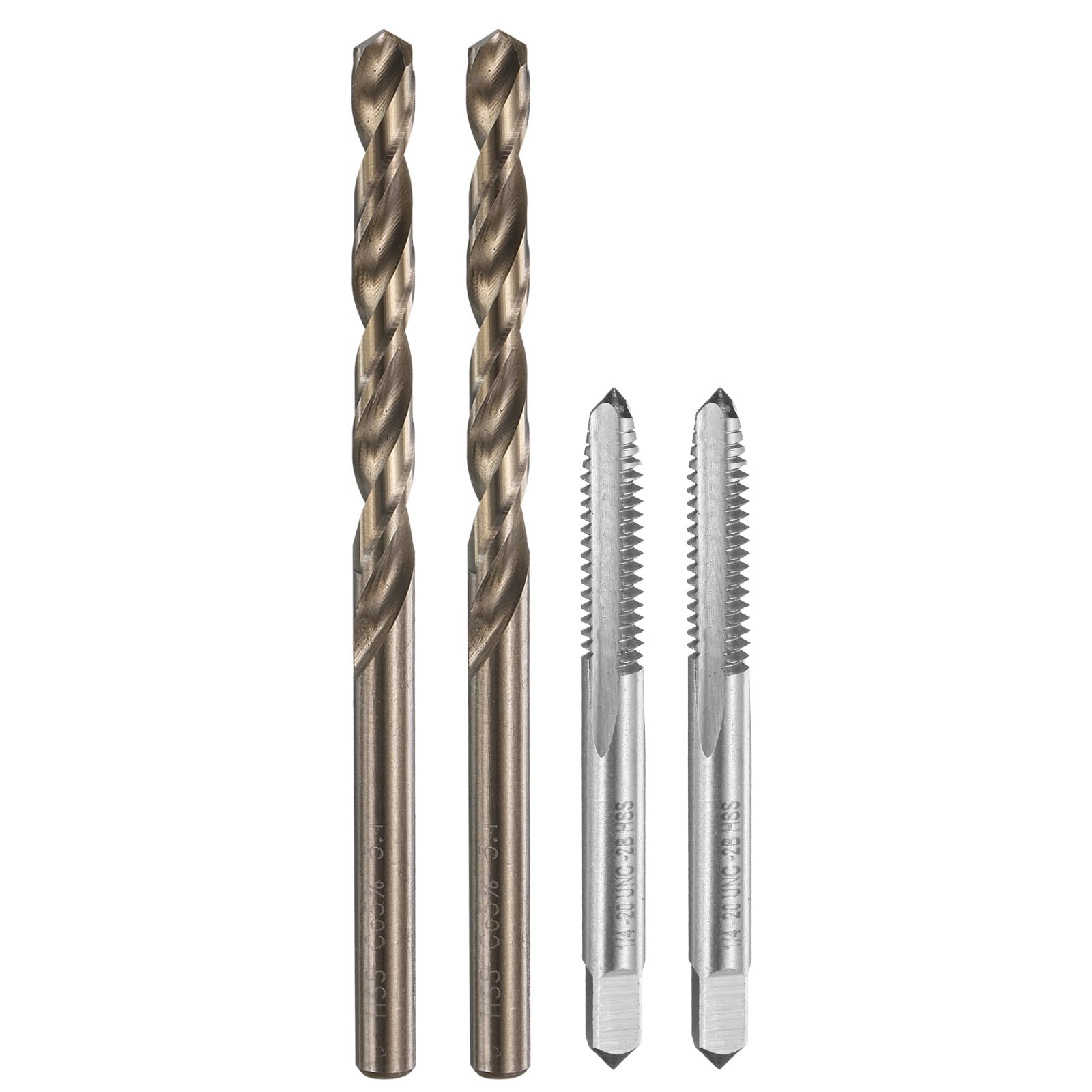 Tarauds et forets 5,1mm HSS-CO pour percer et tarauder sans surchauffe