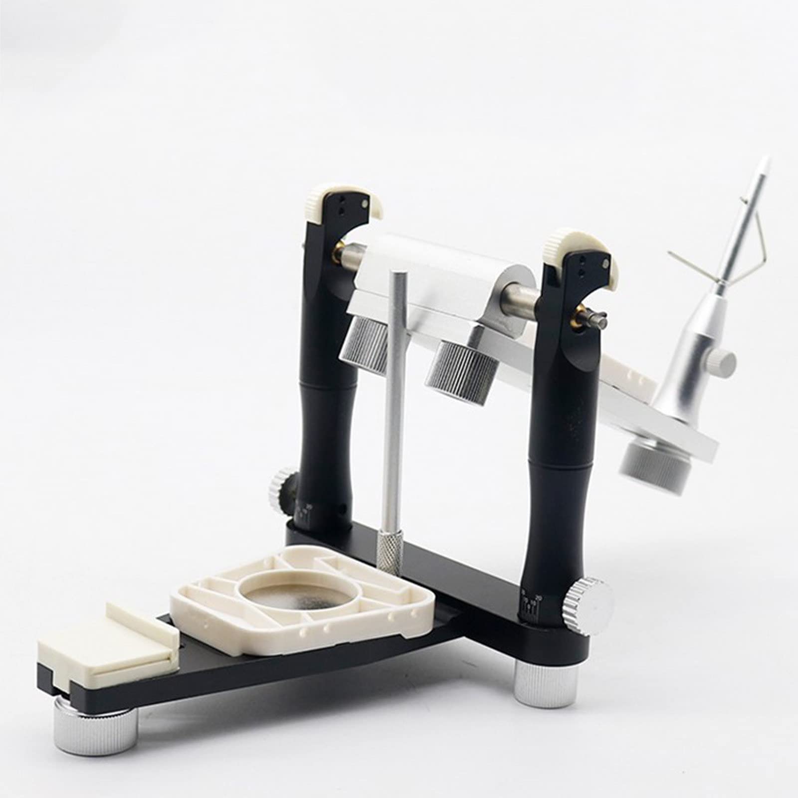 Articolatore Regolabile, Strumento per Laboratorio Odontotecnico, Articolatore Magnetico Dentale, Articolatore Protesico Regolabile per Protesi Odontotecnico Mascella