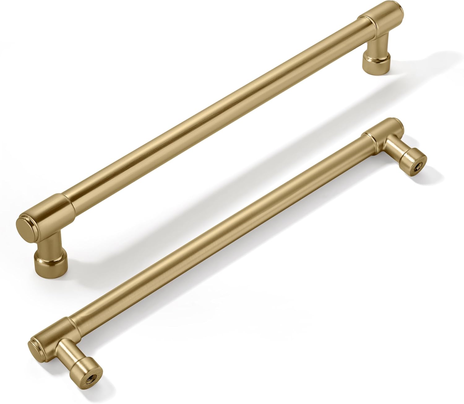 khtumeware 5 Pack 8 Inch(203mm) Champagne Bronze Kitchen Cabinet Pulls, Cabinet Handles Kitchen Cabinet Hardware for Cupboard Drawer Handles Dresser Pulls 8"(203mm) Hole Center Champagne Bronze 5