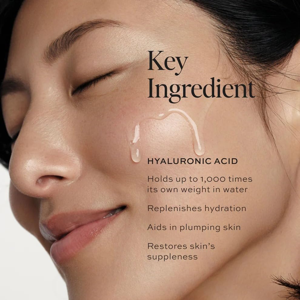Image of DIME Beauty Hyaluronic Acid Serum - Ultra Hydrating Anti-Aging Face Serum for Dry Skin, Plumping and Smoothing Fine Lines, Lightweight, Vegan, Cruelty-Free Facial Serum, 3.4 oz / 100 ml