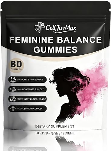 Gomitas probióticas para mujer para salud y equilibrio femenino, sabor natural a piña, apoyo digestivo, 60 unidades (1)