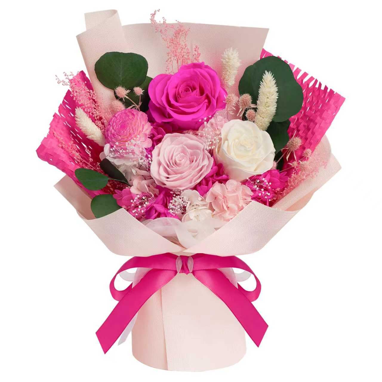 Tyvouflo - Preserved Flower Bouquet, Birthday Gifts for Women, Real Flowers to Deliver, Long Lasting Eternal Rose for Her on Valentine's, Mother's Day, Christmas Anniversary