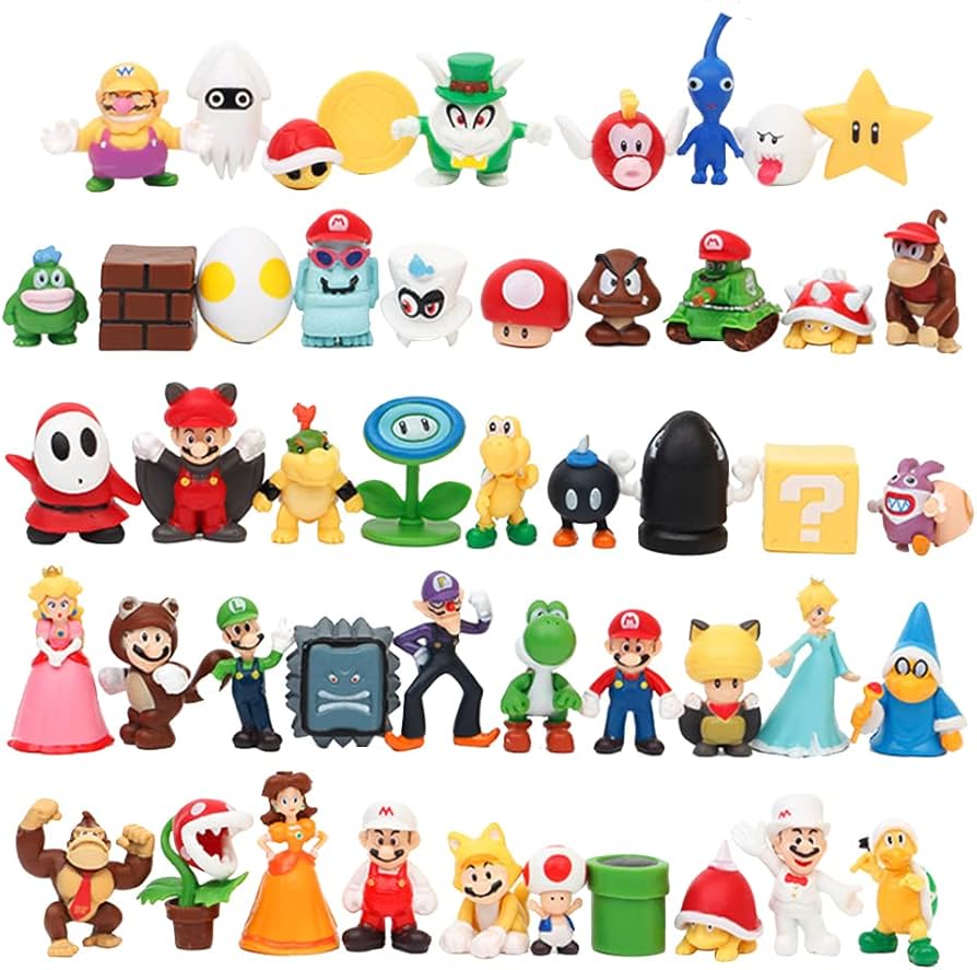 マリオキャラクター フィギュアセット Amazon.co.jp: フィギュアセット スーパーマリオ アクションフィギュア