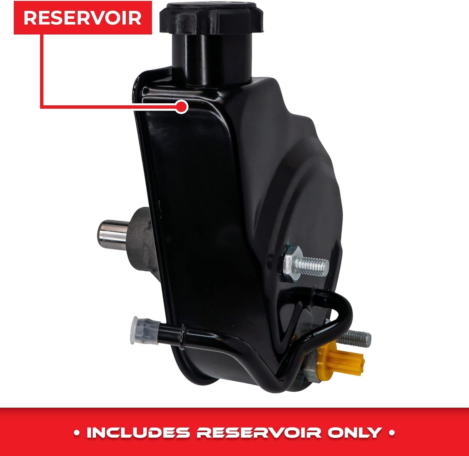 46406 NEW Power Steering Pump with Reservoir - for 2003-99 Cadillac Escalade, Chevrolet Avalanche, 02-96 Chevrolet/GMC C & K Series Truck (without Hyrdroboost)