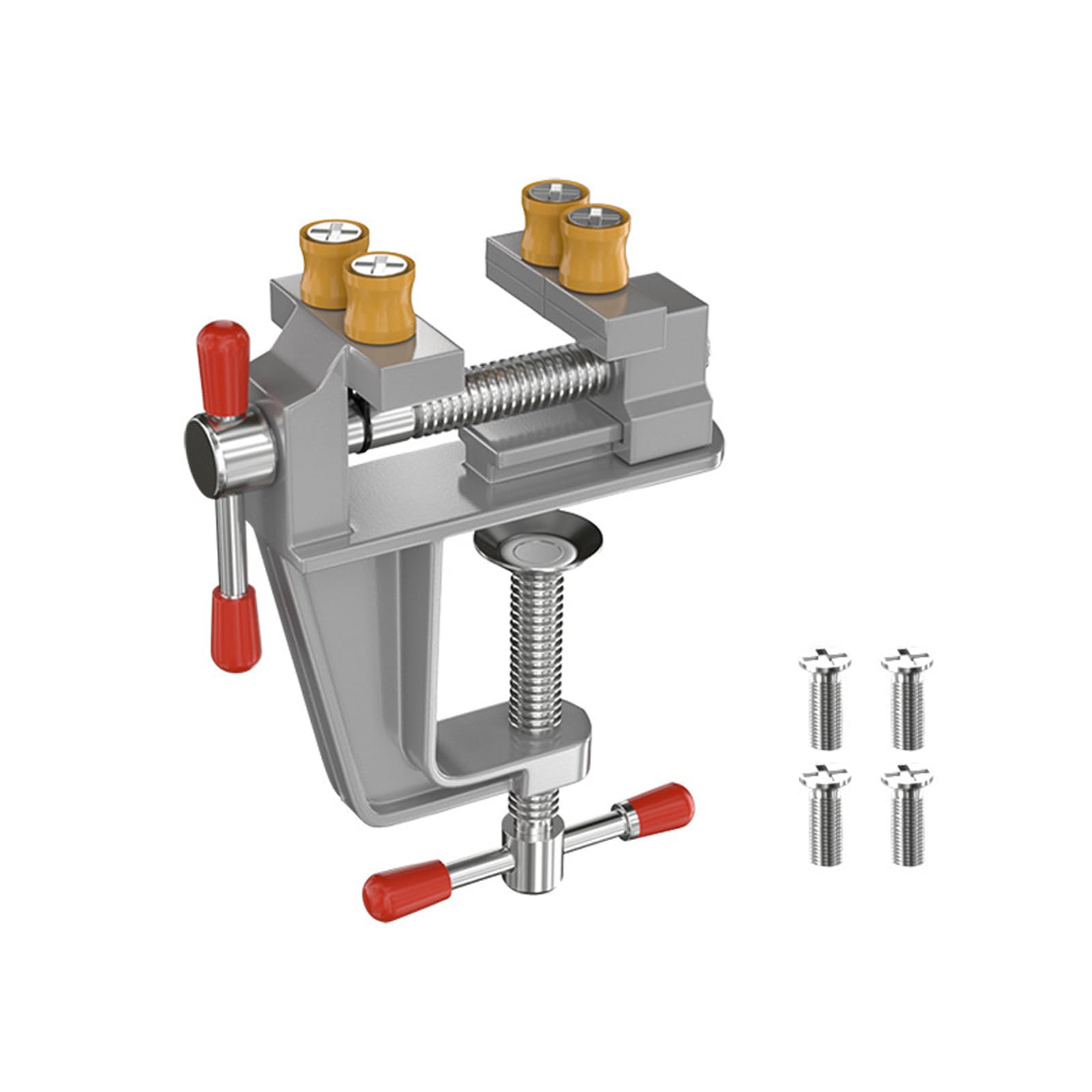 Msioytog Clamp And Column. Aluminum Jaw Workbench Clamp Drill Press Clip Power Tool Accessories For Clamping Table Water Pumping Repair Portable Workbench Clamp