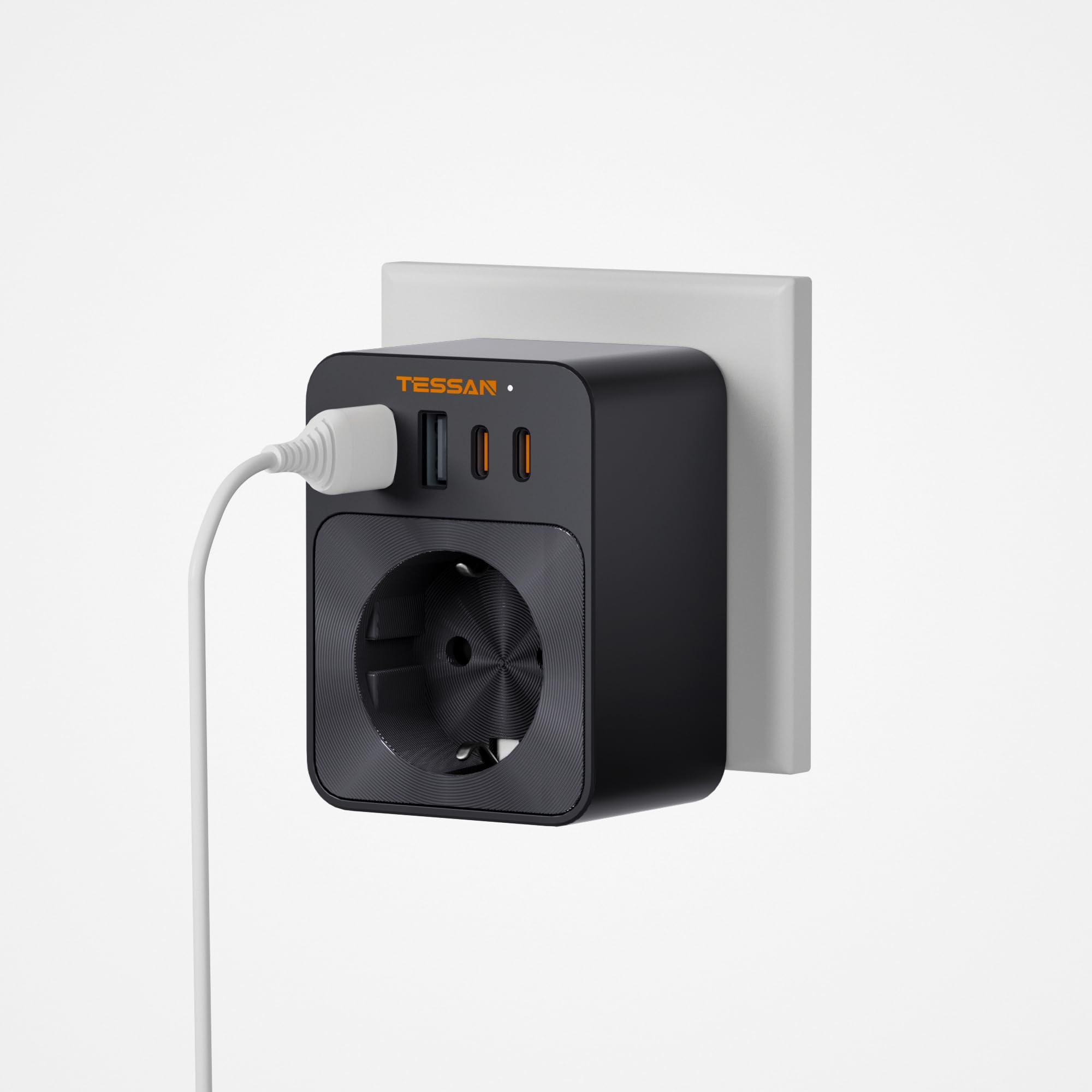 Steckdosenadapter Mit 3 Schaltern - Mehrfachstecker Ohne Kabel Für Die Wand