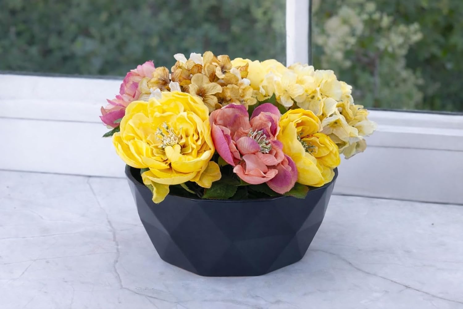 FLOFARE Pack of 6 Floral Foam Round Blocks for Flower Arrangements, Green Florist Flower Foam for Fresh & Artificial Flowers, 6.5" Wedding & Party Décor