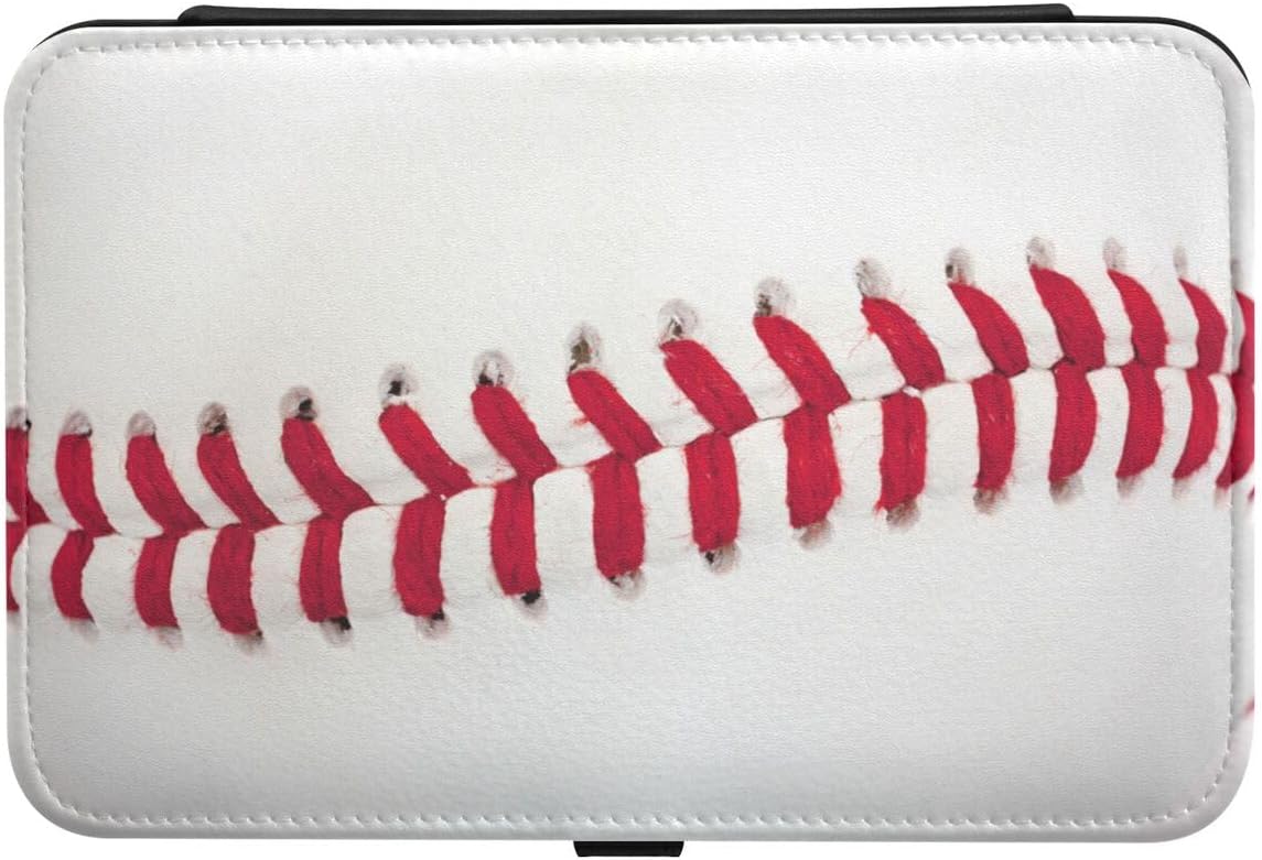 Bolaz Leather Jewelry Box Jewelry Case Storage Box Baseball For Rings Earrings Necklaces