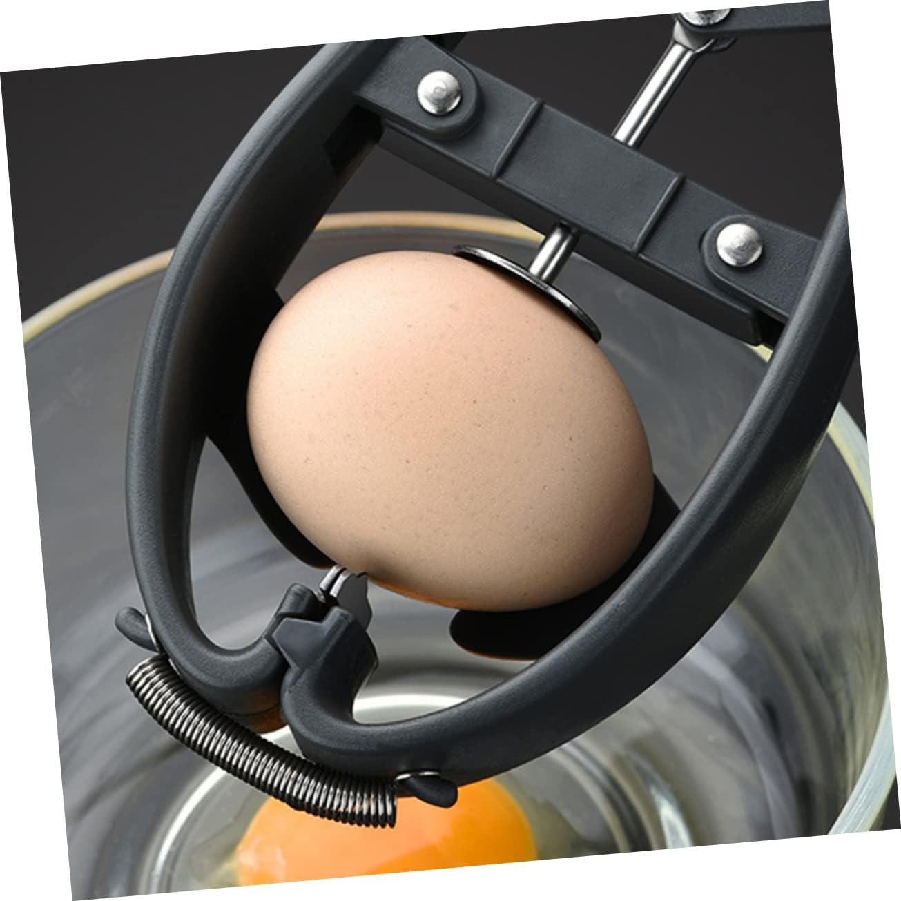 304 Stainless Steel Eggshell Separator Handheld Egg Opener Practical Design Kitchen Tool for Yolk and Egg White Separation