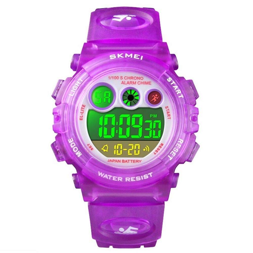 SKMEI Polyurethane Kid Sports Digital Watch, Multi Function Digital Kid Watches Waterproof Led Light Wristwatches For Boys Girls - 1451, Blue Dial, Blue Band (B07ZPGLKTT) Amazon Price History, Amazon Price Tracker