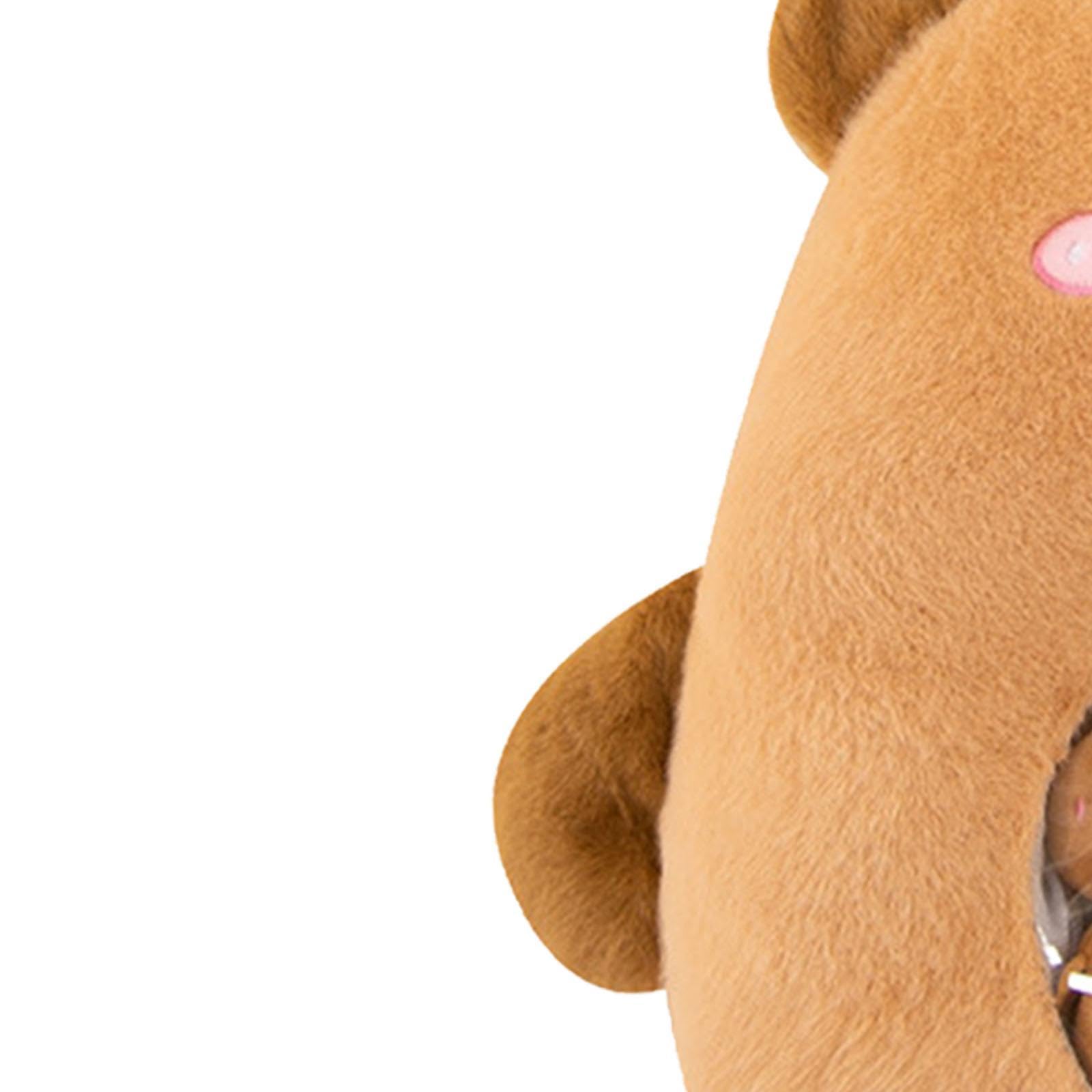 Capybara Plüschtier, Abnehmbare Tierpuppe, Cartoon Raumdekor, mit Kleiner Puppe, Plüsch Capybara Puppe für Jungen Und Mädchen, braun