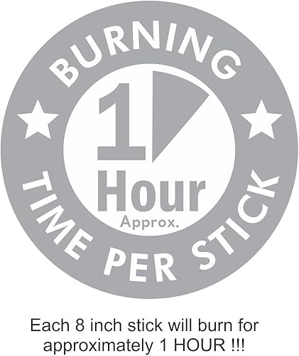 Miniatura 3 de Varillas de incienso naturales de 3.53oz con poco humo, varillas de incienso tradicionales hechas de cero