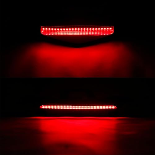 Miniatura 9 de TCT-MOTORPARTS Portaequipajes para maletero, luz de freno LED, lente roja para Honda Goldwing 1800 2021-2023