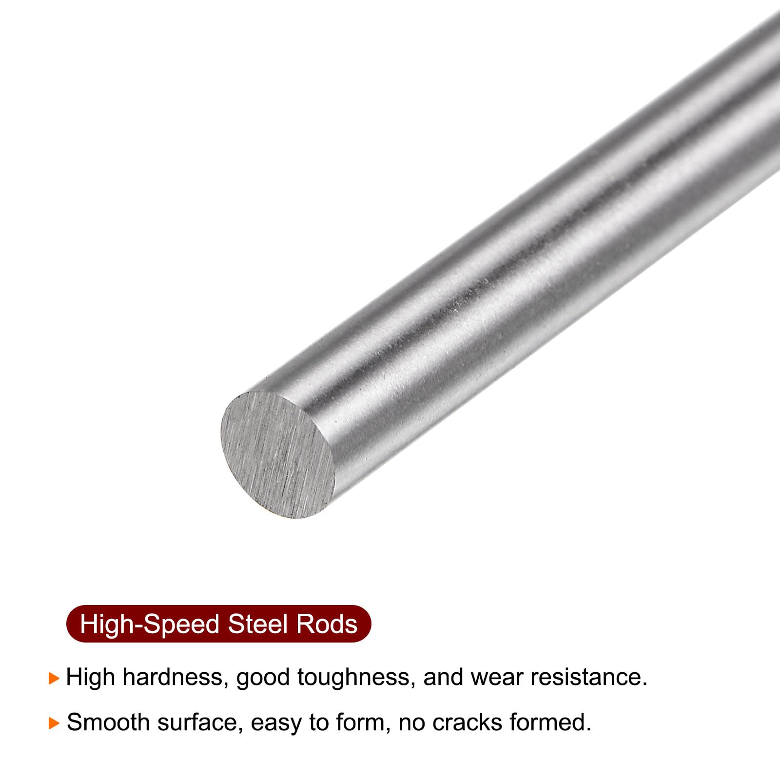 Tige Acier Ronde HSS 1,8mm X 100mm - Pour Tour, Fraise, Axe, Outillage Bricolage