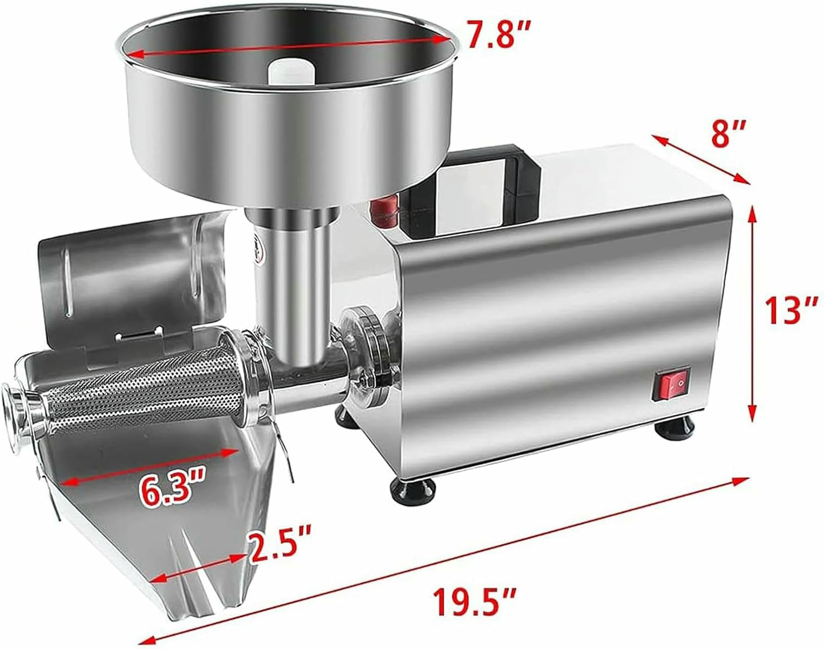 Smerigliatrice per pomodoro, ad alta efficienza, per salsa di pomodoro in scatola e succo