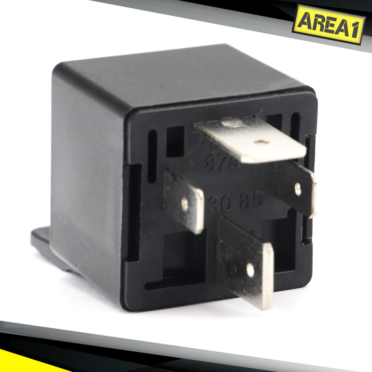 Area1 Relè di avviamento per scooter, 4 pin, 12 V, 80 A, compatibile con SR50 Mojito Runner TPH NRG Zip Liberty S LX LXV ET2 ET4 GTS