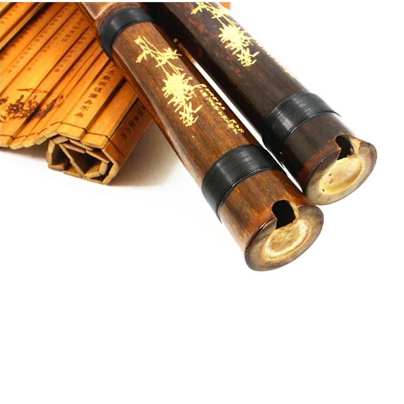 Bambusflöte Professionelle Lila Bambusflöte Vertikale Shakuhachi Klassisches Traditionelles Musikinstrument Bambusflöte(G)