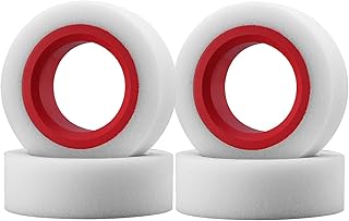 LAFEINA Dual Layer Tire Sponge TPE Foam for 1/10 RC Crawler Car TRX4 TRX6 Axial SCX10 90046 1.9 inch 100-110mm Tire (4 PCS)