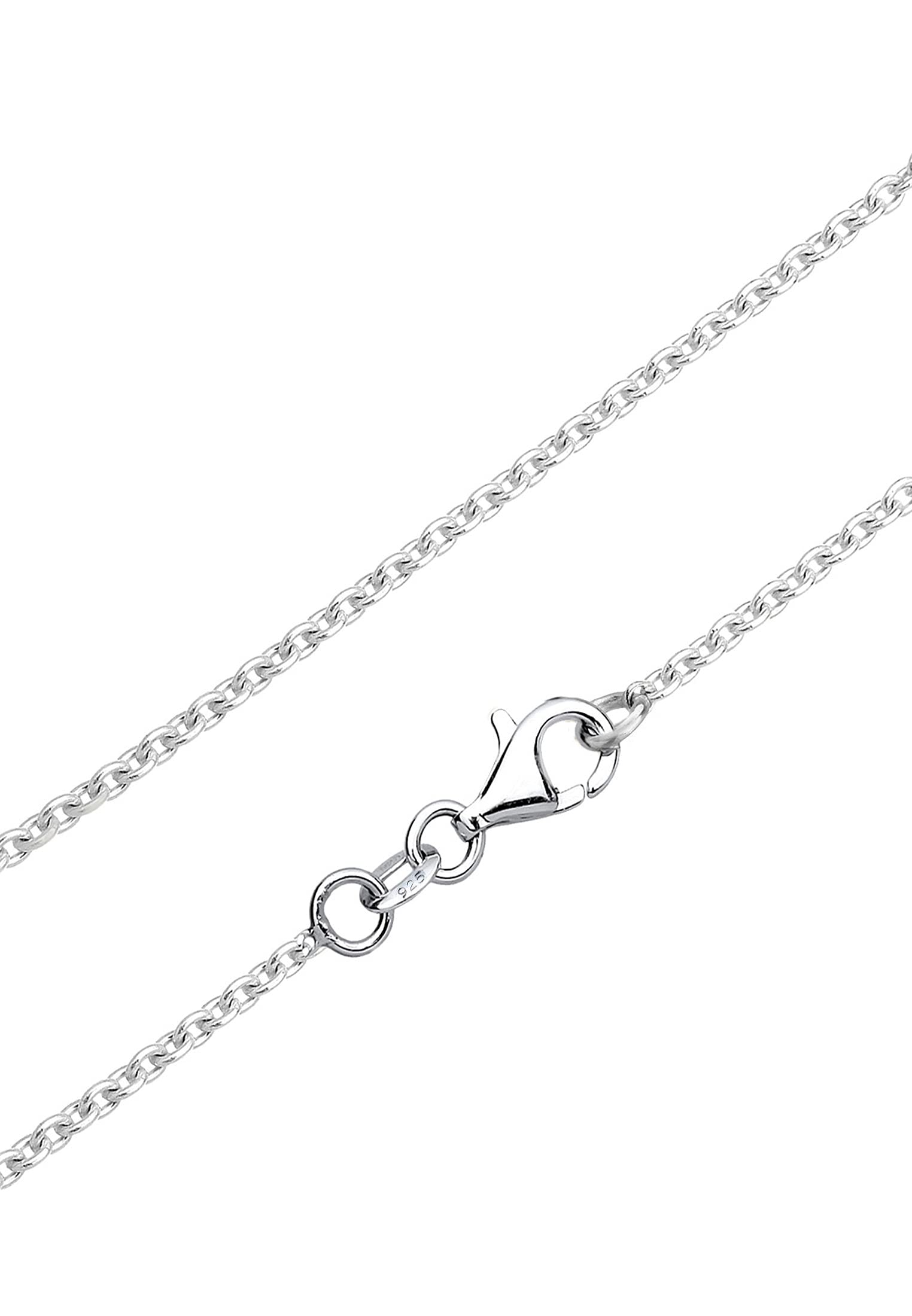 Elli Collana Donna Carattere Om con Cristalli in Argento Sterling 925