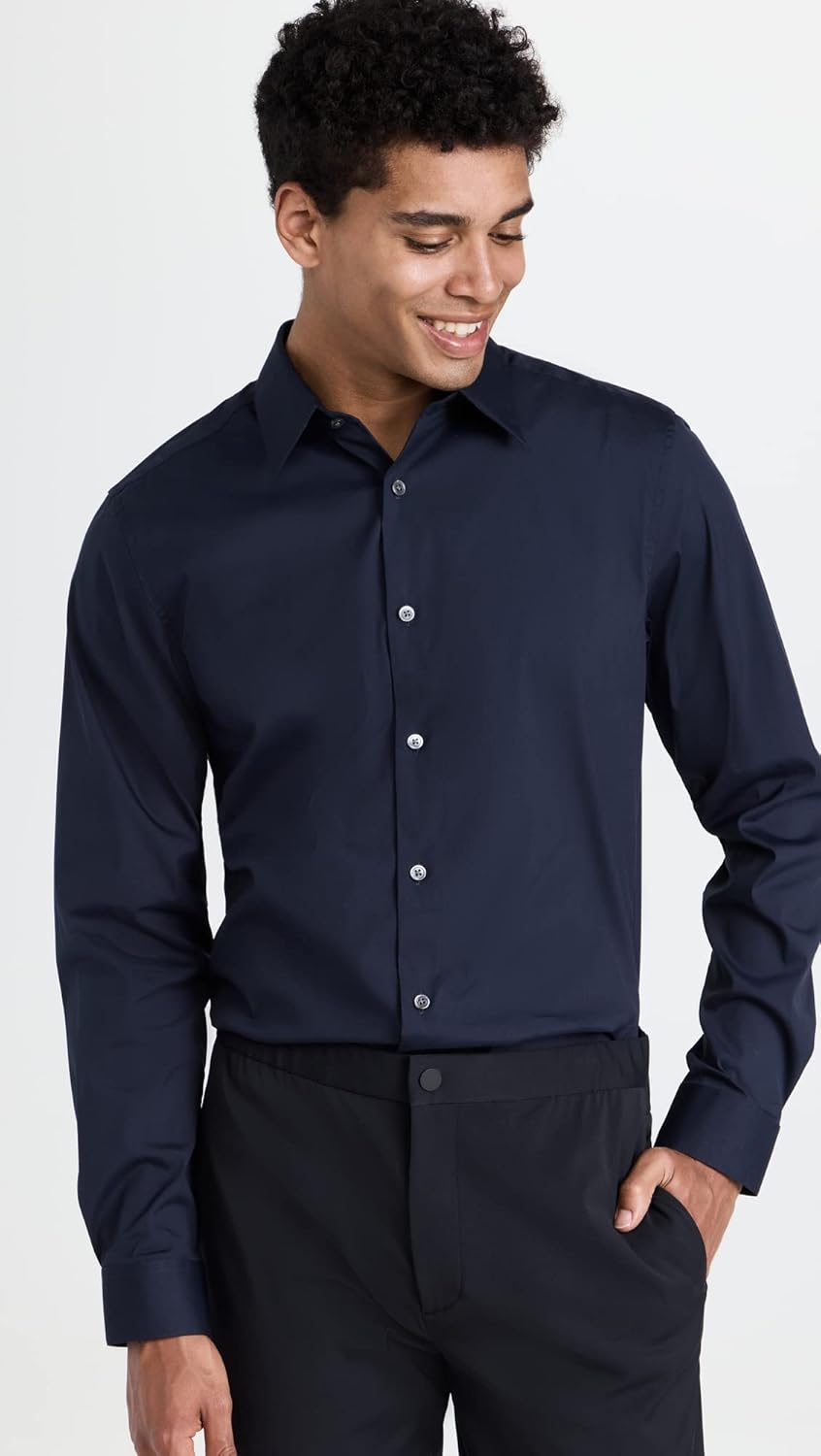 Theory Men's Sylvain Good Cotton Shirt - Image 2