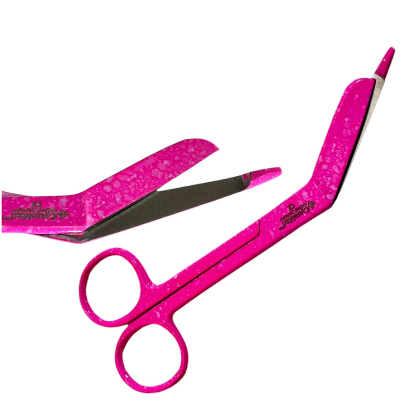 Pink Color Trauma Bandage Cutting Scissors Shears, 5.5in Length (13.97cm) Autoclave Safe Lister Bandage Scissors - German Stainless Steel (1 Piece)