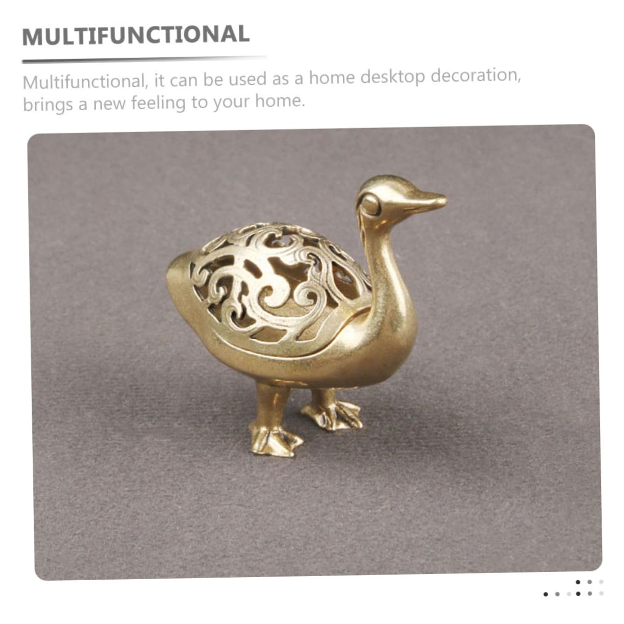 Amazon｜SOESFOUFU 凫形香炉 属製香炉 アンティーク調アロマ