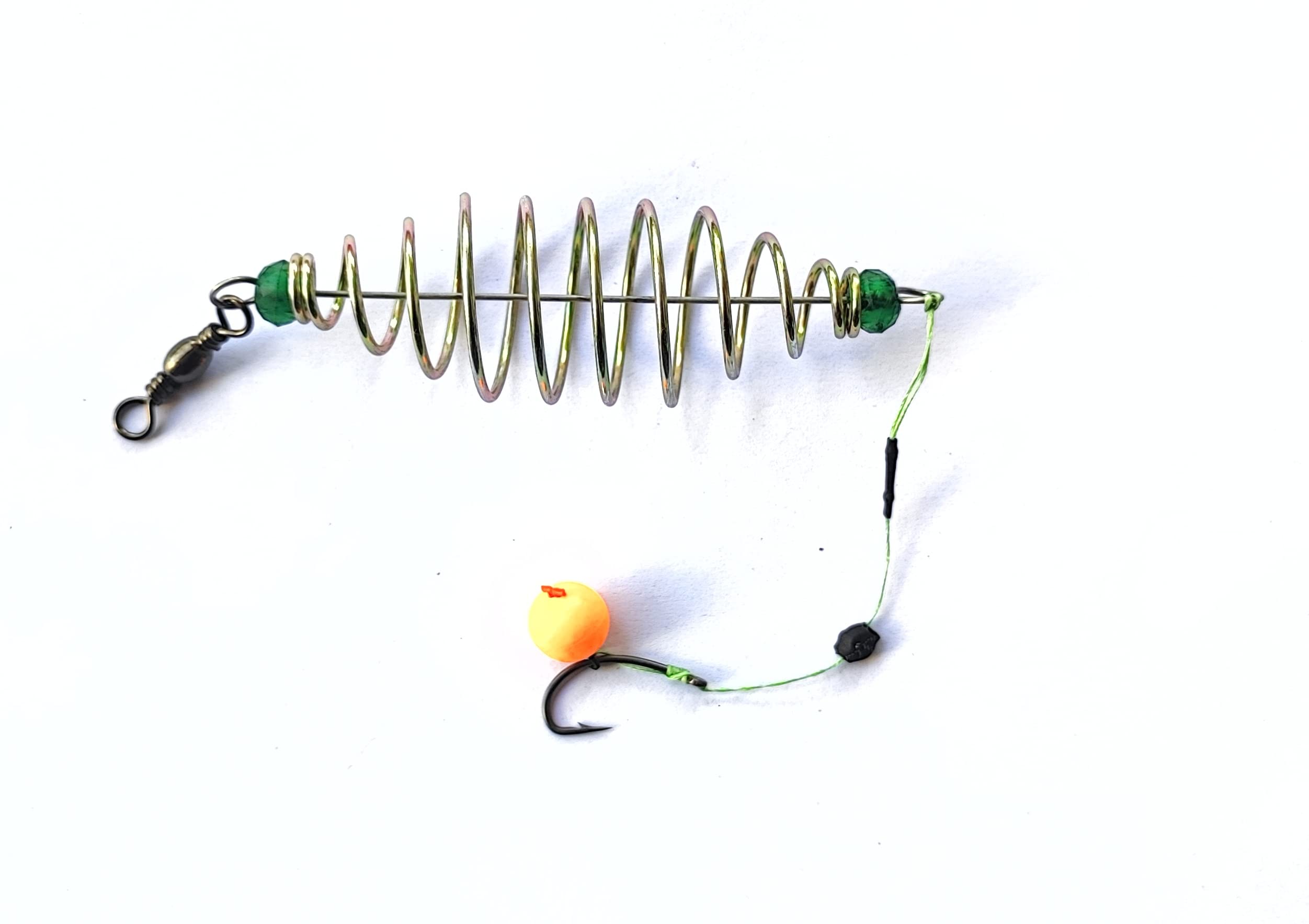 Fishmen Fishing Feeder for Carp Fishing Including popup Rig Made with Mustad XV-2 Carp Hook (#4, Orange) (B0BVQZXR7H) Amazon Price History, Amazon Price Tracker