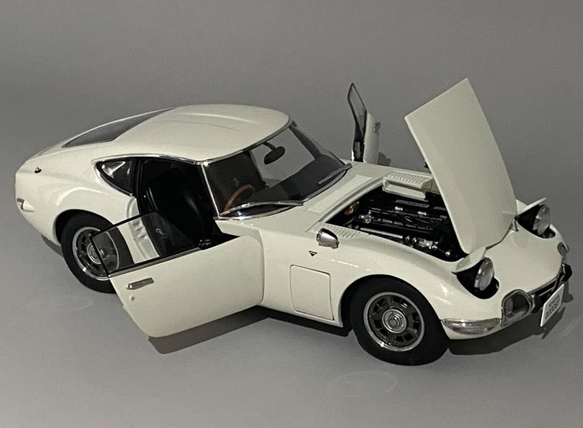自動車 1/18 AUTOart MILLENNIUM Toyota 2000GT 1/18 AUTOart Toyota 2000 GT 2000GT (White with Wire Spoke