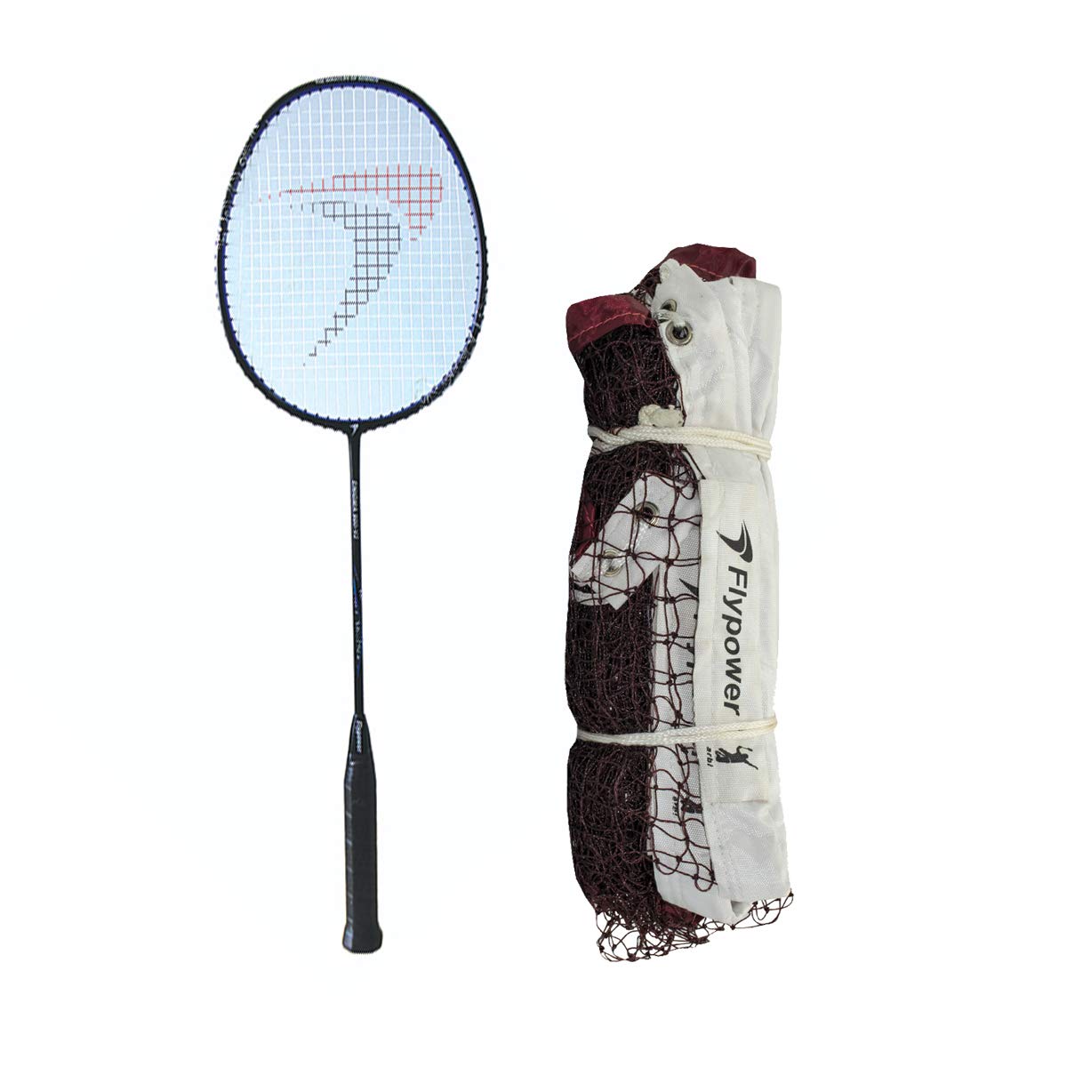 FLYPOWER Badminton Racket Enigma 900 V3 with NET 850 MAHROON