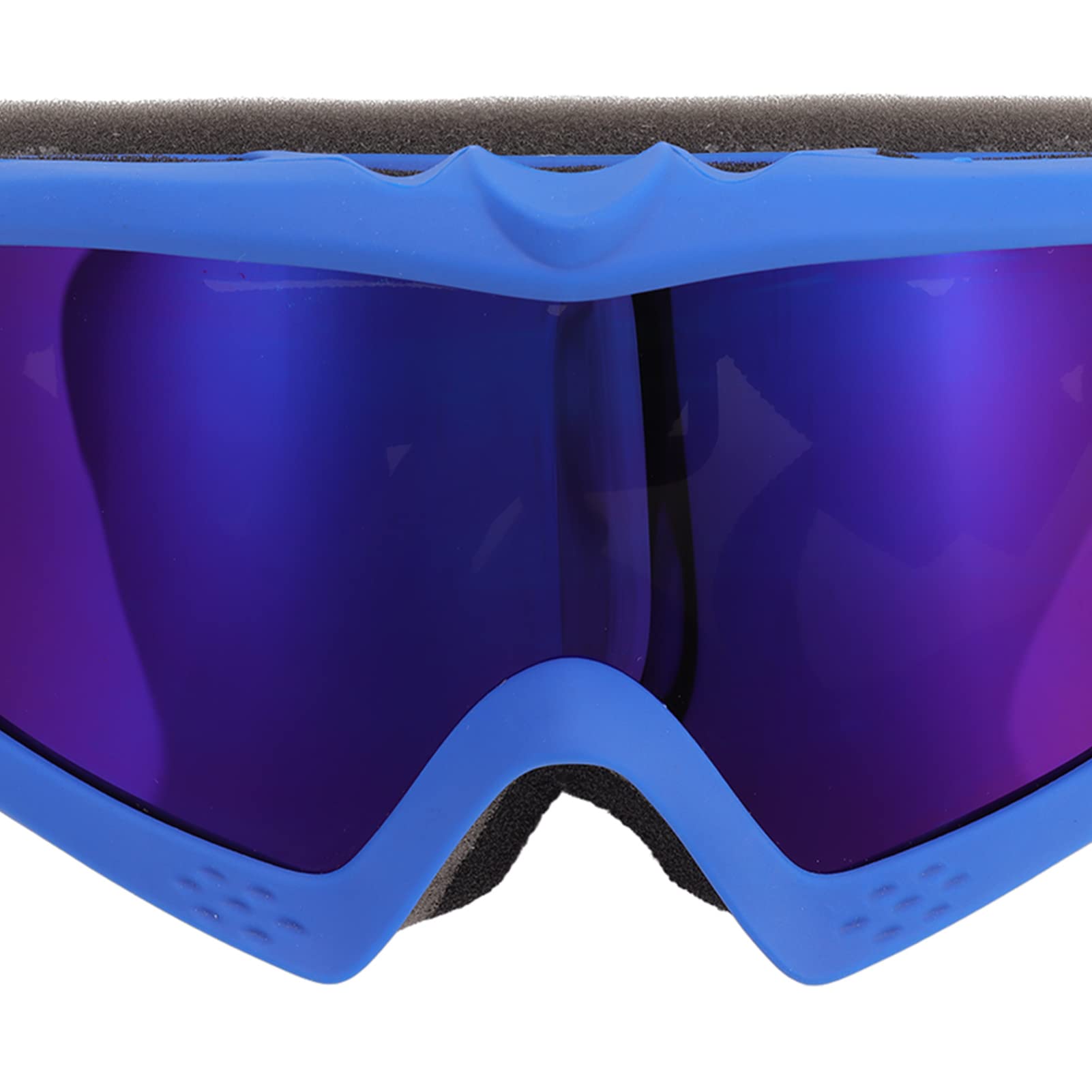 Dog Sunglasses Windproof Adjustable Pet Goggles for Skiing Cycling Travel Pink e Red Lens (Blue Frame Blue Lens)