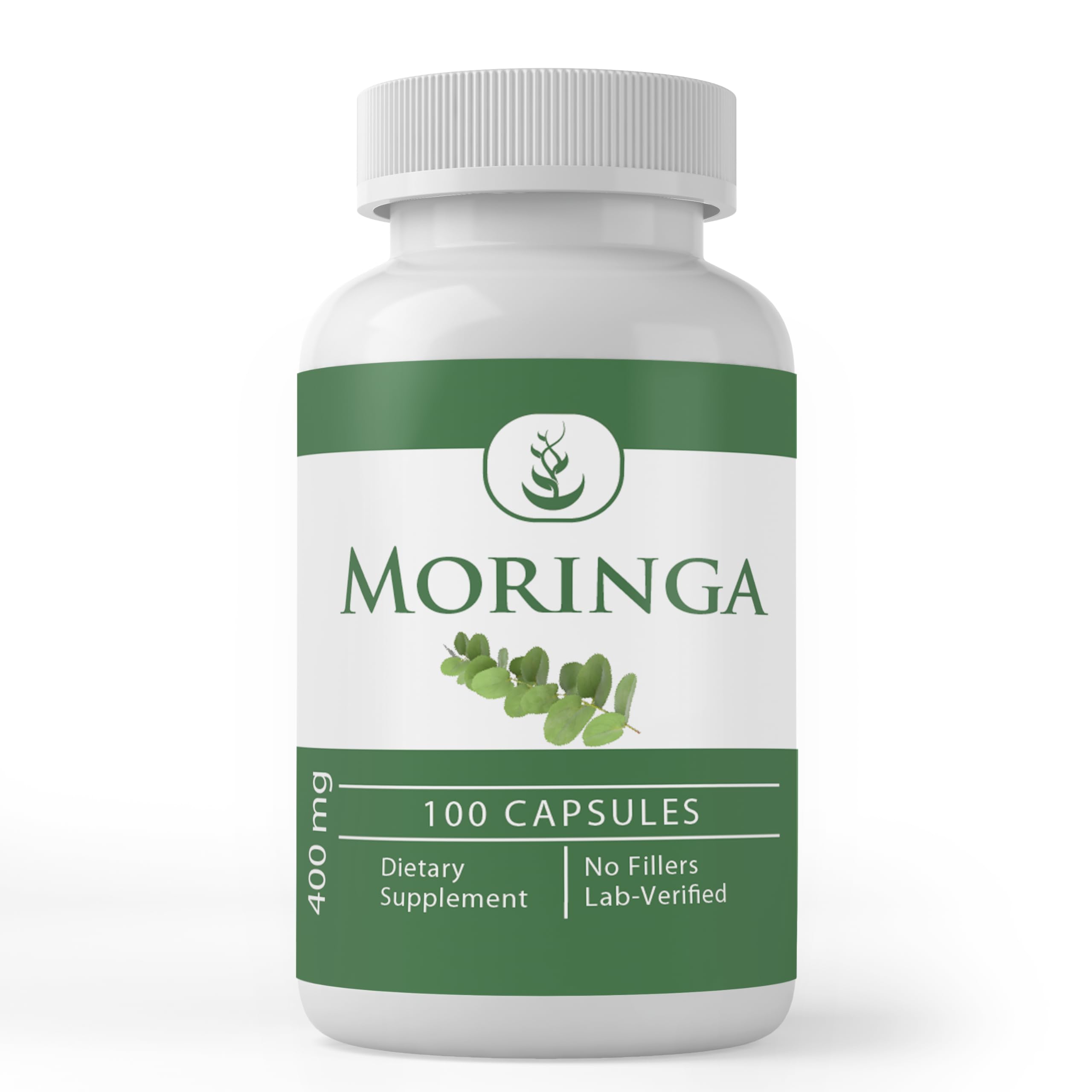 PURE ORIGINAL INGREDIENTSMoringa Oleifera (100 Capsules) Always Pure, No Additives Or Fillers, Lab Verified