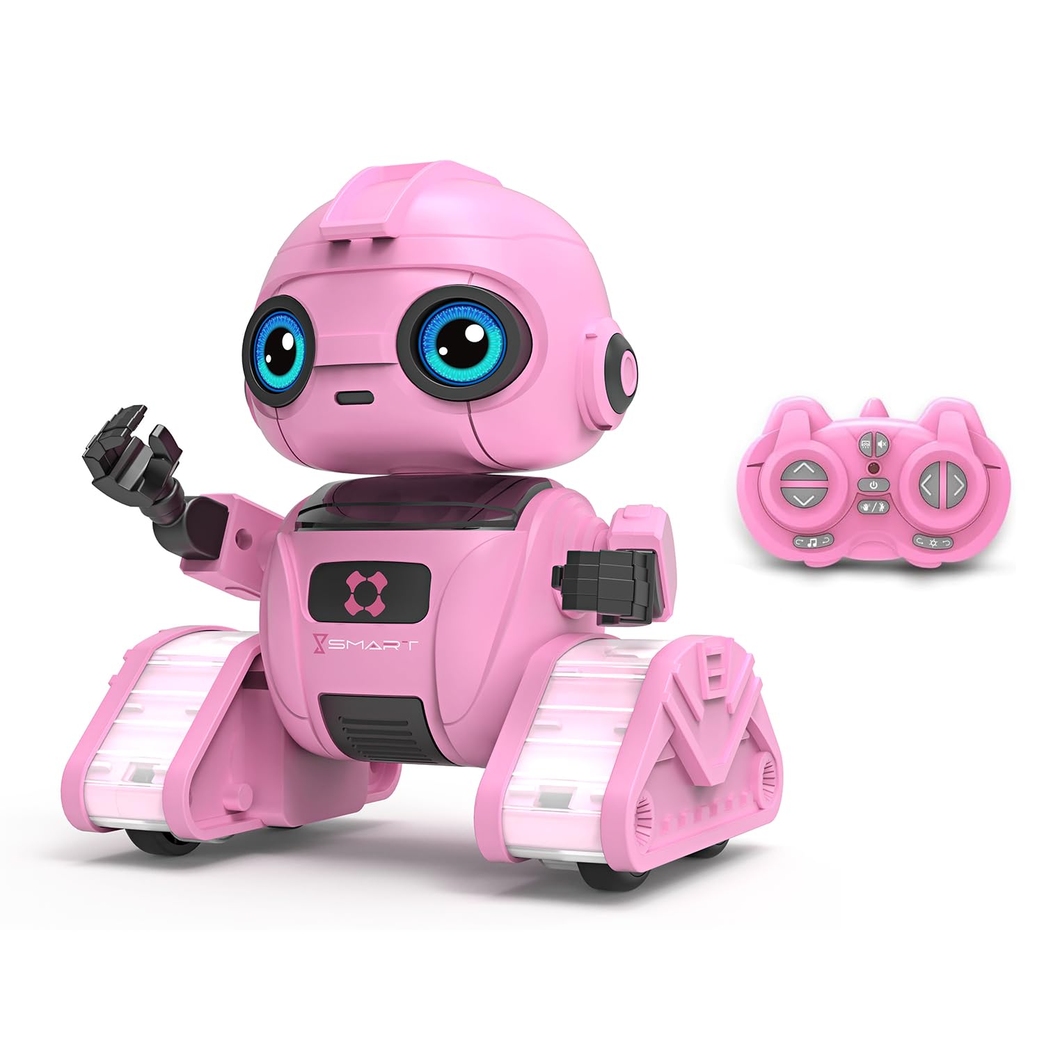 Robot Toys for Boys and Girls, Rechargeable Remote Control Robot with Auto-Demonstration, Light Projection, Dance Moves, Music, and Gesture Sensing –