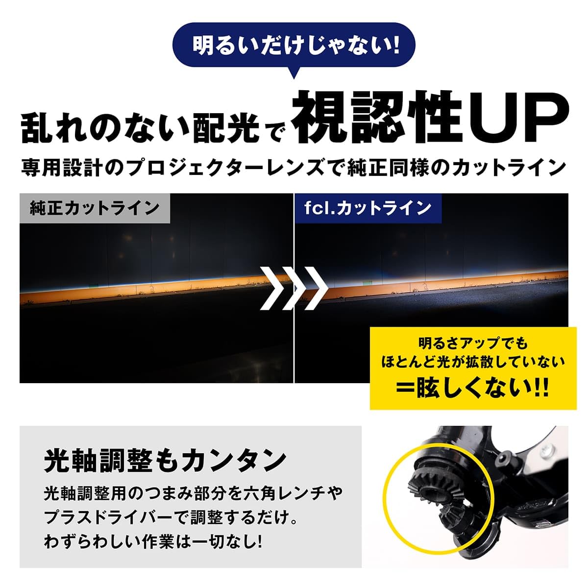 Amazon | fcl.(エフシーエル) フォグランプ ユニット タイプD 2