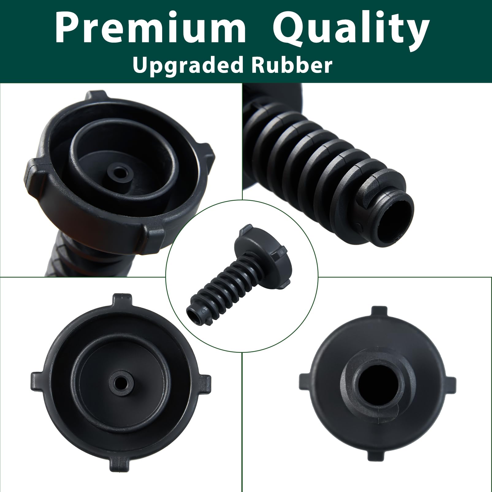 DC61-01722B - Piezas de repuesto para patas de nivelación para lavadora Samsung, patas ajustables, almohadilla de goma, patas de pedestal, pie inferior WA50R5400AV/US WA50R5200AW/US, almohadillas de