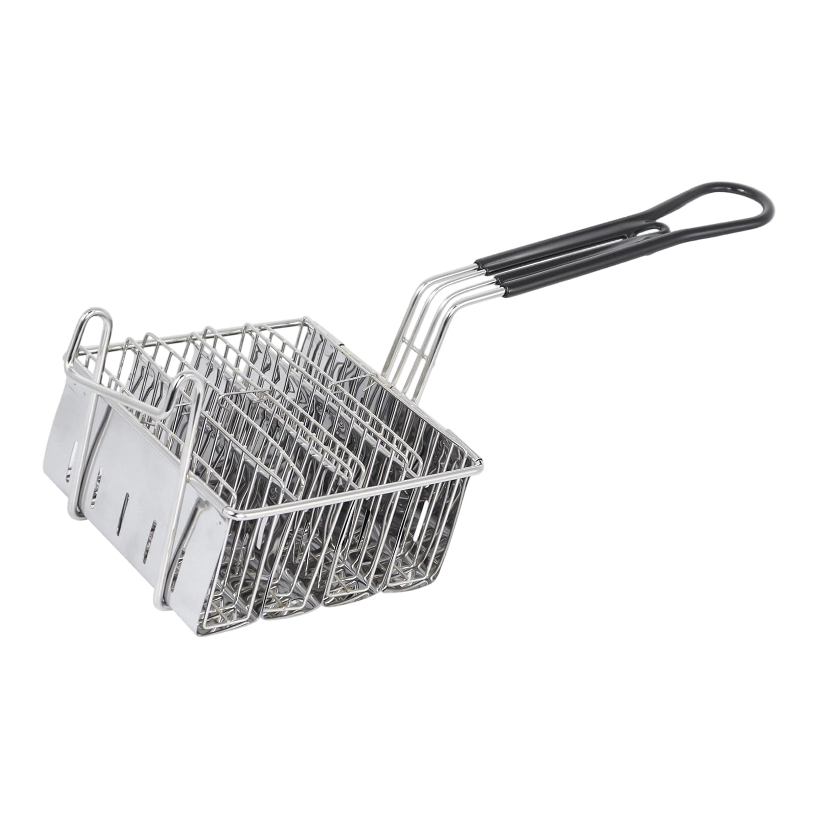 Kalttoy 4 Compartment Curved Fry Basket for Perfect Wraps and More Constructed From Strong Stainless Steel Easy to Clean and Store Nonstick Enchilada Basket