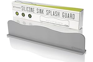 Silicone Sink Splash Guard - Water Splash Guard for Kitchen Countertops Sink
