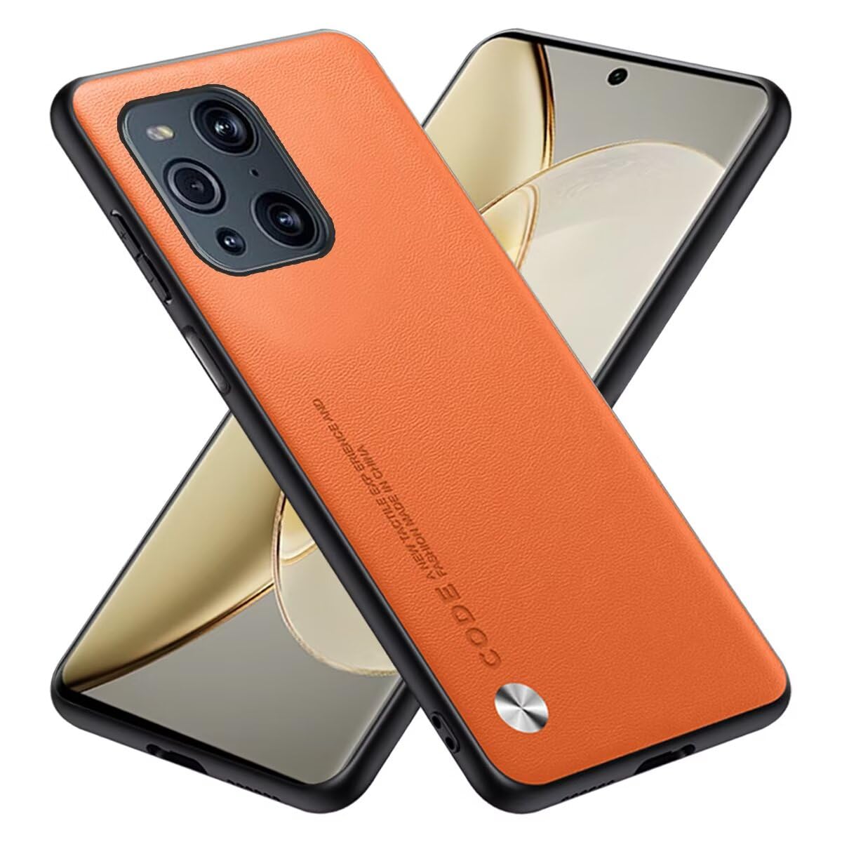 RankOne Hülle Für Oppo Find X3 Pro – Stoßfestes Silikon Mit CD-Muster, Schutz Für Kamera & Display