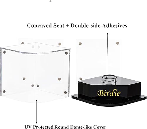 Miniatura 3 de HYYPME Estuche de exhibición de pelotas de golf para pelota de golf Birdie con marco de visualización de tarjeta de puntuación completa, regalos de